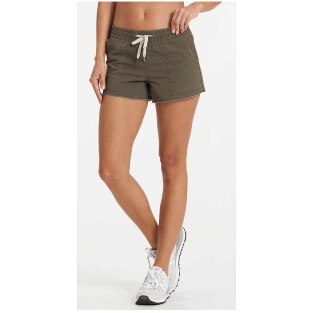 Vuori Vintage Ripstop Shorts Dark Oregano Green VW385 Womens Large NWT Outdoor
